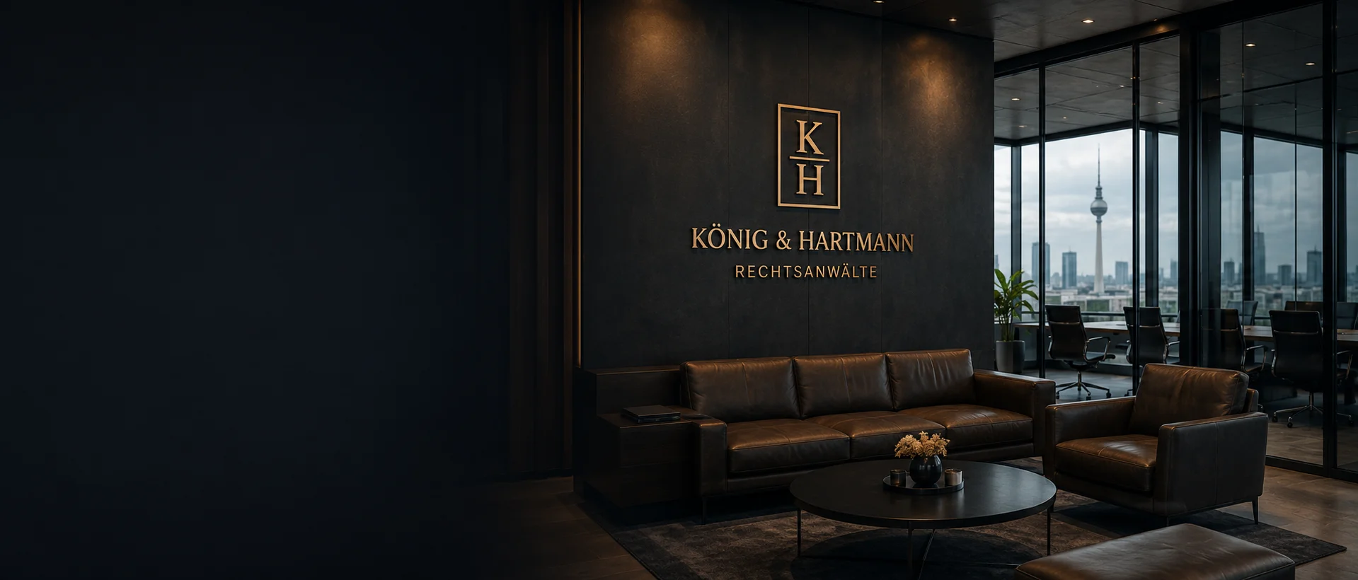 Innenansicht der Kanzlei König & Hartmann